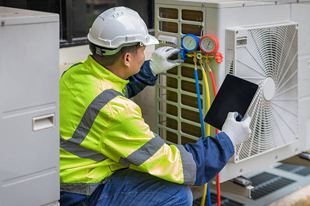 Professional Ductwork Repair technician working in Brighton, IL